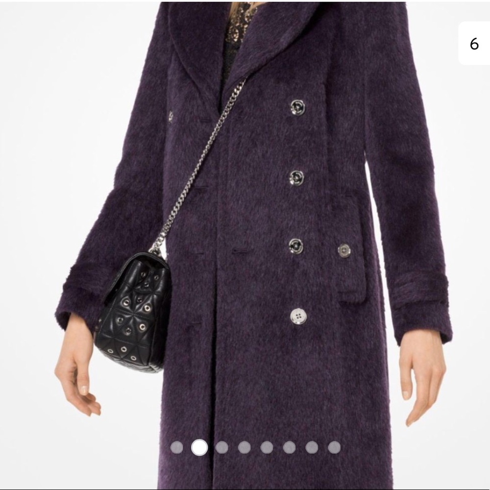 Eggplant color coat “new “